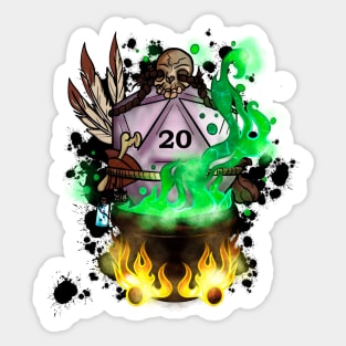 D&Dice; Warlock Sticker